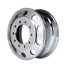 Cargar imagen en el visor de la galería, Rines 24.5x8.25 TDI- TRUCK WHEELS UNEMON ALUMINIO MAQUINADO NEGRO 10 VENTILAS

