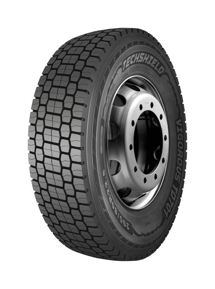 Llanta 295/80R22.5-18C 152/149M TECHSHIELD VIGOROUS TD701 CAMION